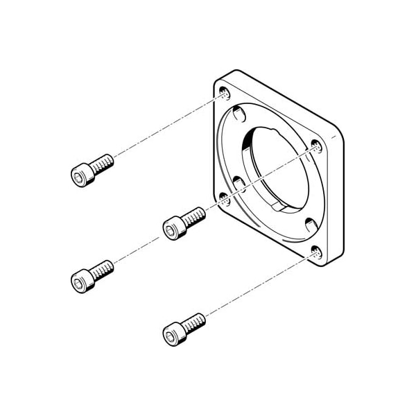 Motor Flange EAMF-A-62A-100A